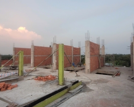 Thi công Nhà phố 3 tầng, 4 căn liền kề.