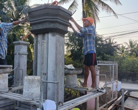 Công trình Hàng rào và cầu bê tông