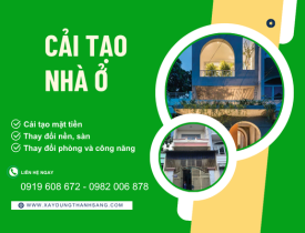 CẢI TẠO, SỬA CHỮA VÀ TRANG TRÍ NHÀ Ở