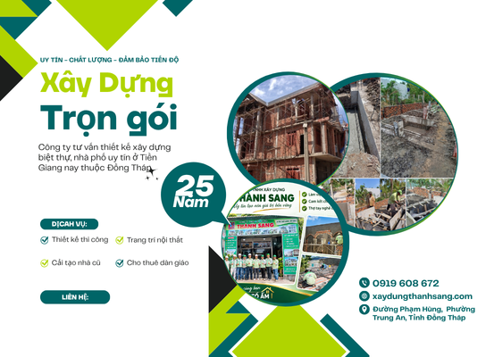 CÔNG TY XÂY DỰNG UY TÍN TẠI TIỀN GIANG